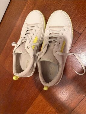 Michael Kors Beige and Yellow Women's Sneakers